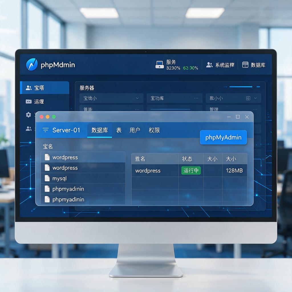 宝塔面板phpMyAdmin使用 第1张 宝塔面板phpMyAdmin使用 第1张