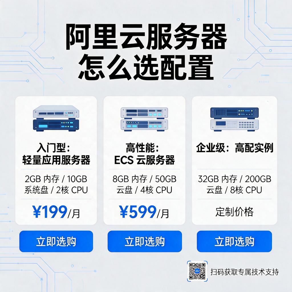 阿里云服务器怎么选配置