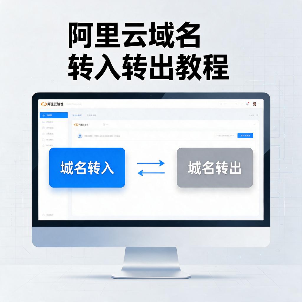 阿里云域名转入转出教程