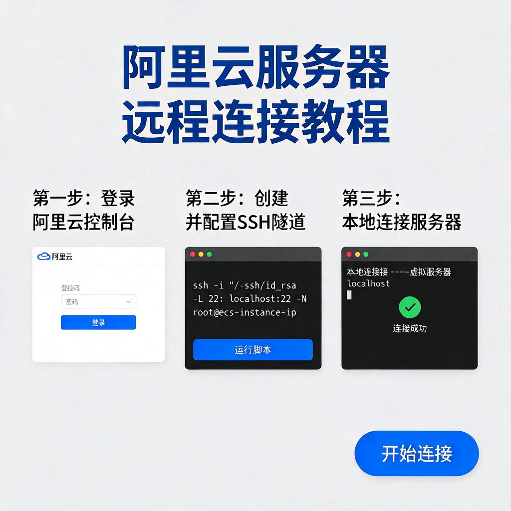 阿里云服务器远程连接教程