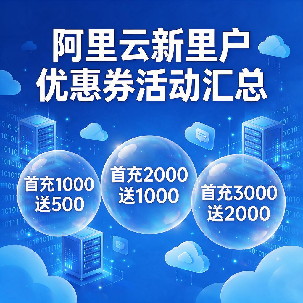 阿里云新用户优惠券活动汇总