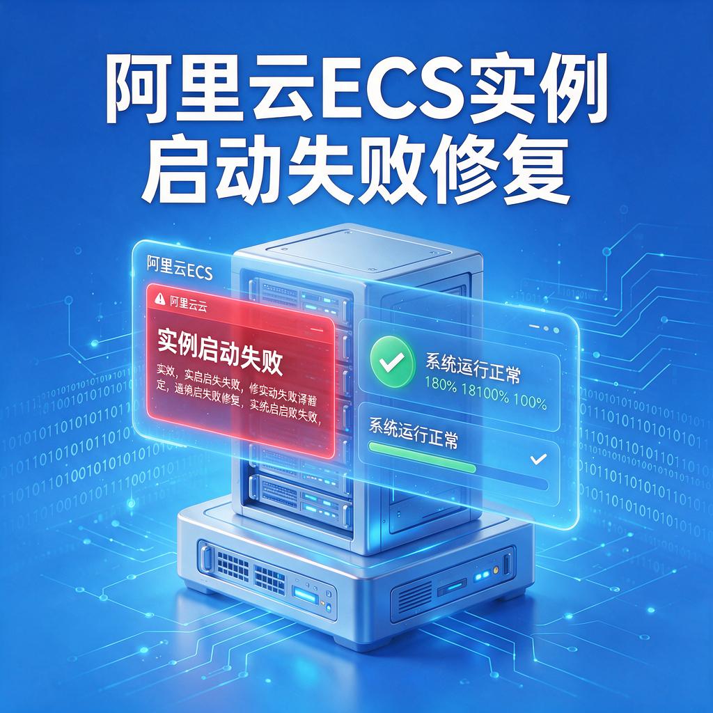阿里云ECS实例启动失败修复