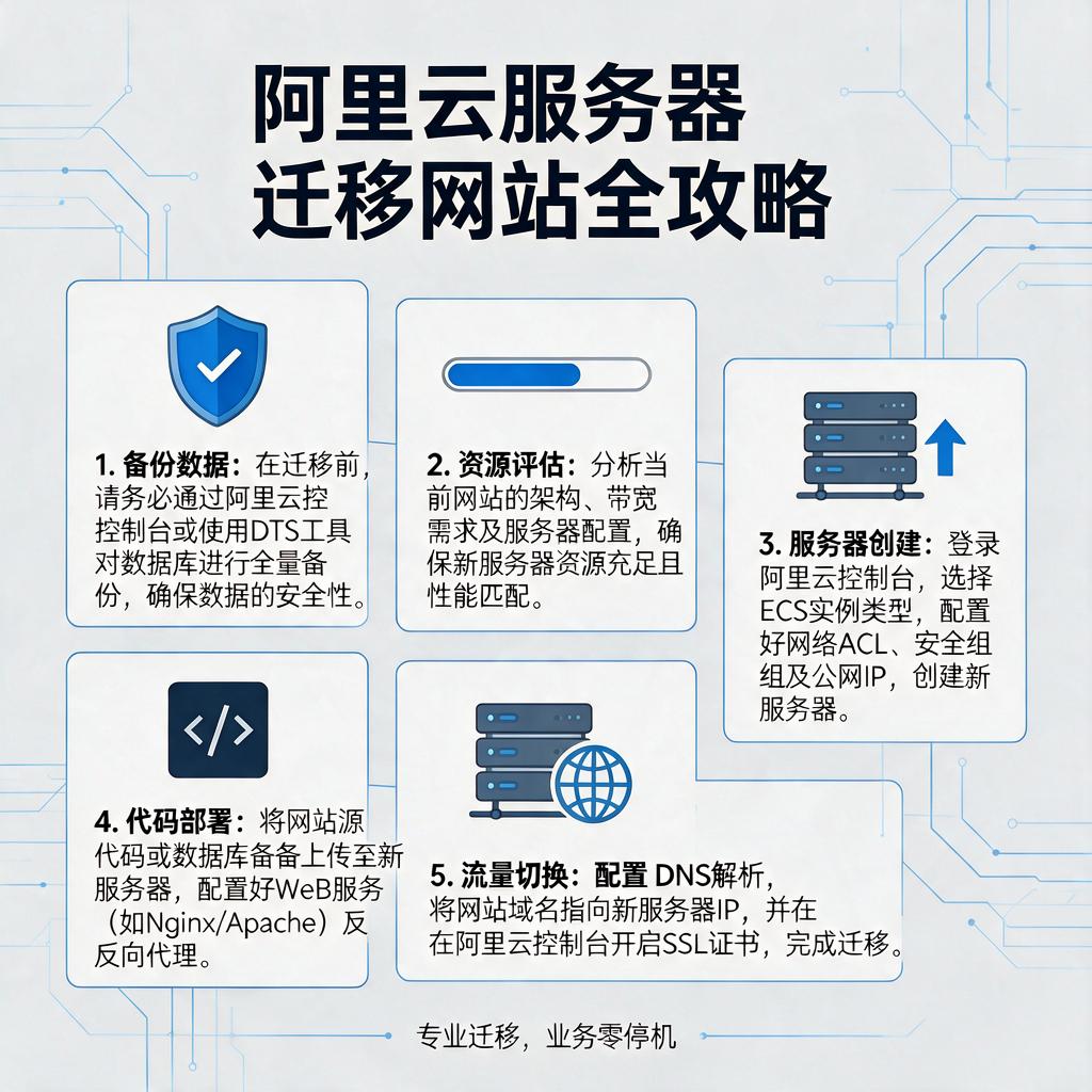 阿里云服务器迁移网站步骤