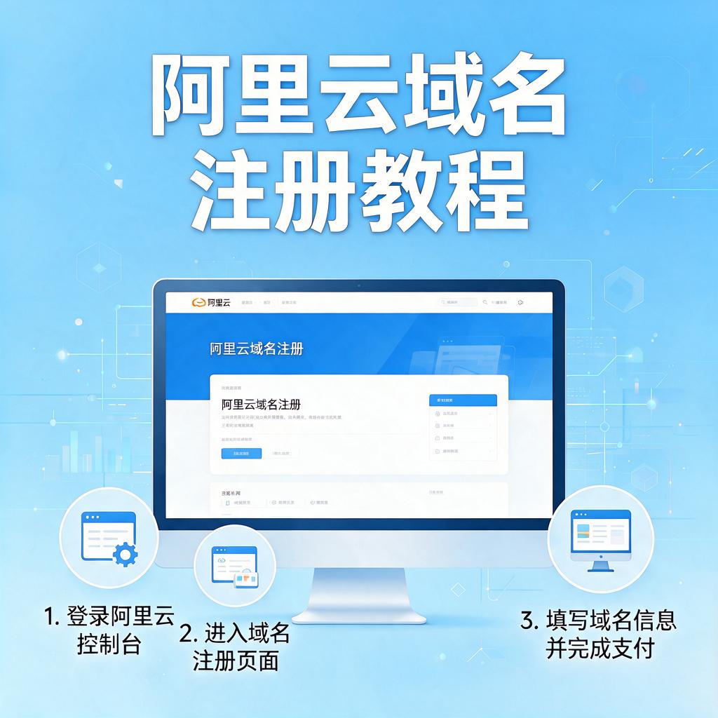 阿里云域名注册教程